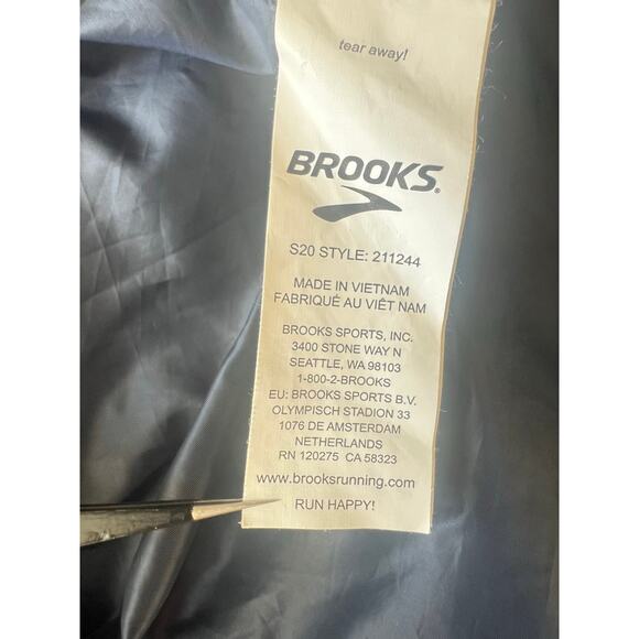 Mens Brooks LSD Pullover Windbreaker Breathable Jacket Size Large - Picture 9 of 15